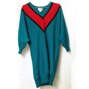 Vintage 80's Dressy Tessy Sweater Dress